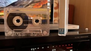 Sony EF Super 60 Played on Sony TC-750ES Cassette Deck