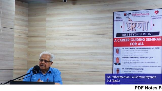 UPSC Guidance by Retd. IAS Officer, Dr Subramanian Lakshminarayanan | UPSC Preparation 2024