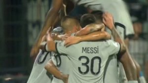 ПСЖ КЛЕРМОН 5:0 , гол Месси через себя