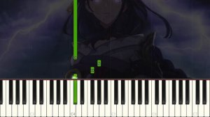 Genshin Impact - Raiden Shogun Theme - VERY EASY Piano tutorial