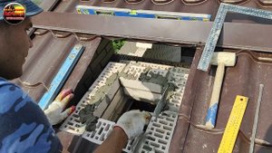 10 часть Алексей собрал барбекю с Двойным зубом Установка задвижки и тест драйв мангала.mp4