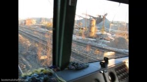 Тяговый агрегат ОПЭ1-415 в работе. Исторические кадры