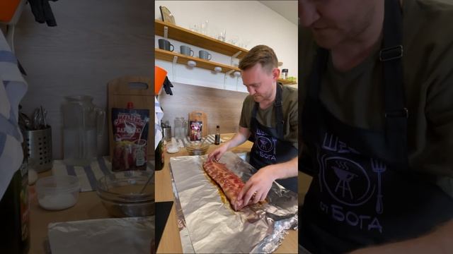 Нежнейшие свиные ребра в духовке #свиныеребра #ребра
