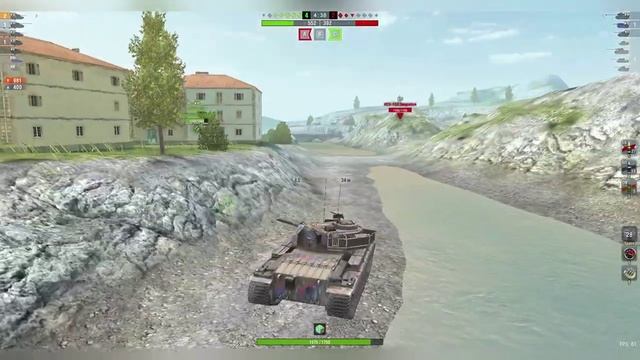 Воин.Caernarvon Action X.Карта Кастилья.World of Tanks Blitz.