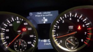 Mercedes SLK Clock Settings. How to set the time in an SLK Mercedes Digital and analog