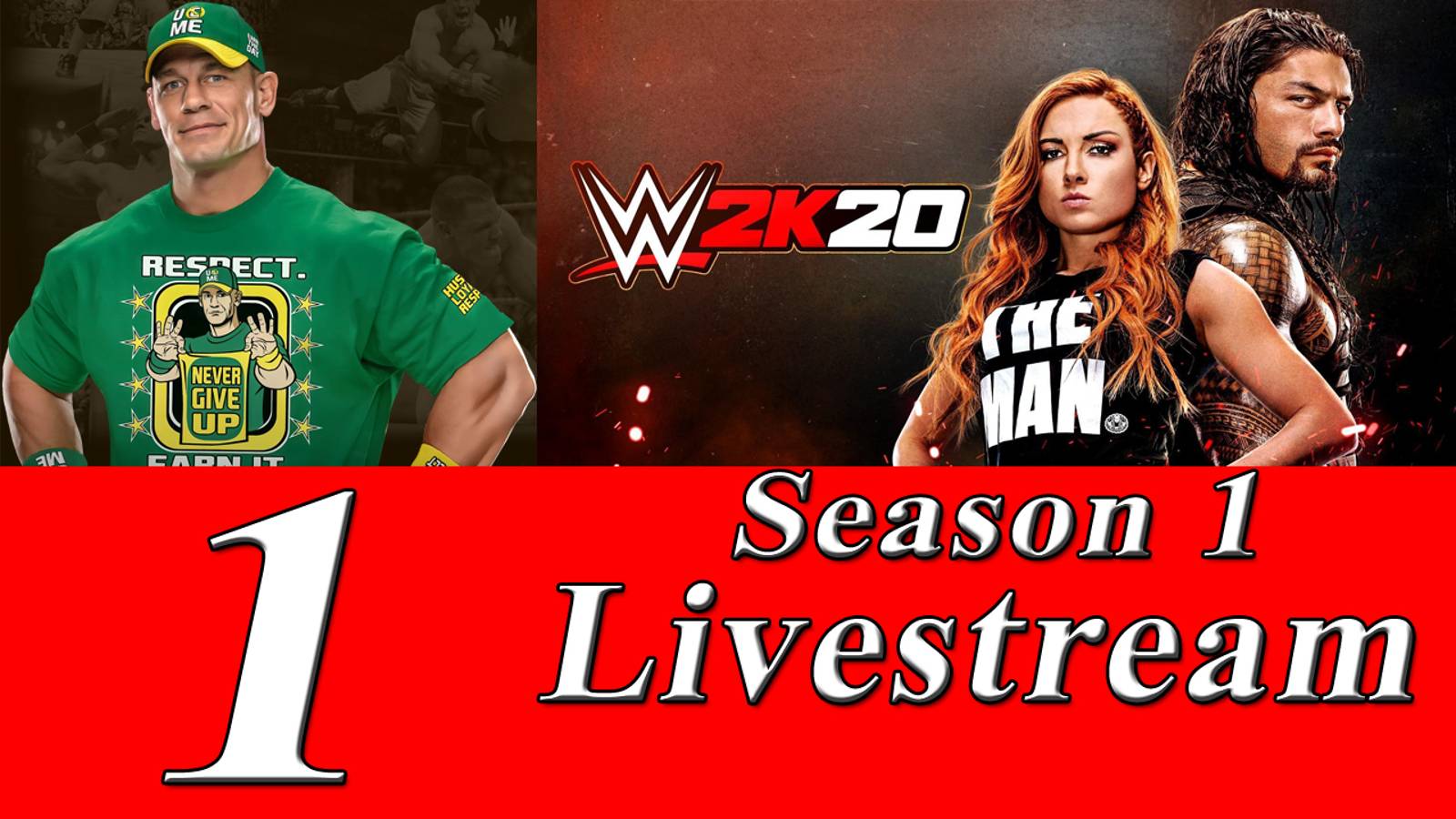 Соревновательный стрим by Captain Miller (WWE 2K20) №1 [SEASON 1]