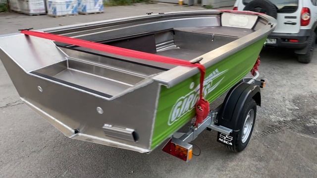 Добавим ярких красок!) Лодка Girgis 370 в базовой комплектации и в ярком цвете. смотреть онлайн