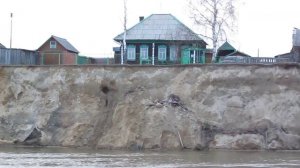 Река Обь смывает в реку город Колпашево