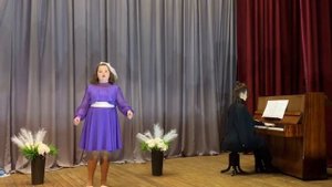 Винча София 11 лет "На лужайке" С.Мацюшевич вокал-соло (академический)