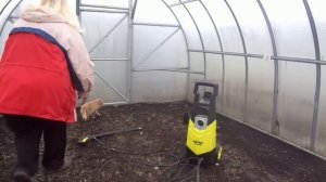 САМАЯ БЫСТРАЯ ОБРАБОТКА ТЕПЛИЦЫ - АВТОМОЙКОЙ! Ольга Чернова.