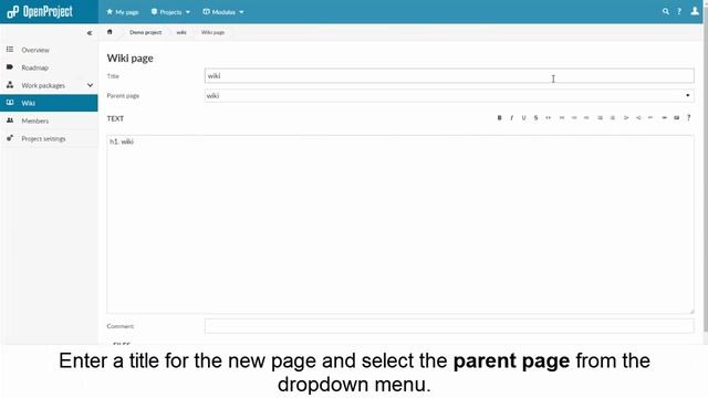 OpenProject - Wiki