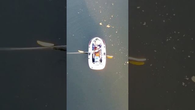 Two days river fishing adventure with inflatable beach boat. смотреть онлайн