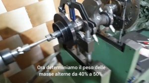 Equilibratura albero motore Fiat 500-700 da corsa- Fai da te.