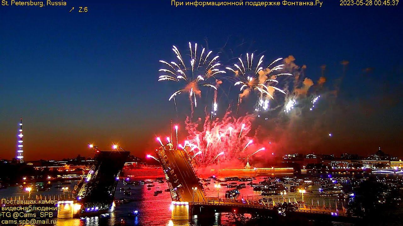 Петровский Фестиваль Огня на пляже Петропавловской крепости День города 320 лет Санкт-Петербургу смотреть онлайн