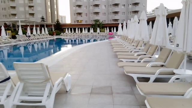 Grand Park Lara Hotel 5*, Turkey, Утренний обзор территории отеля. ПОДРОБНО с комментариями. Антали смотреть онлайн