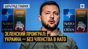 Зеленский проиграл: Украина - без членства в НАТО