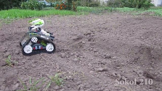 Тест драйв робота Валли из конструктора Лего смотреть онлайн