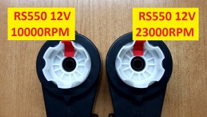 RS550 12V 10000RPM, RS550 12V 23000RPM. Как увеличить скорость электромобиля.