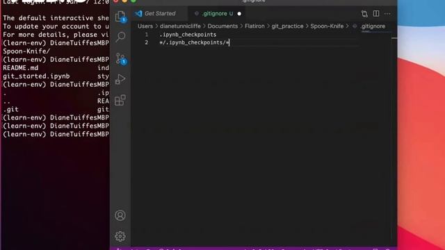 How to create a .gitignore file - GitHub for Beginners (Lesson 4) смотреть онлайн