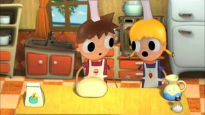 Telmo and Tula - Home made Bread - Cook with children, cartoon series