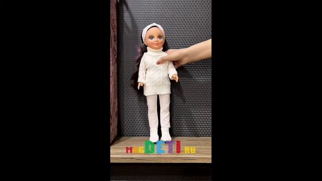 Кукла Весна "Анастасия в вязанной одежде" со звуковым устройством, 42 см смотреть онлайн