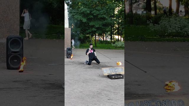 Фаер-шоу в Санкт-Петербурге. Отпуск, лето 2024 г. Сергей Козырев.