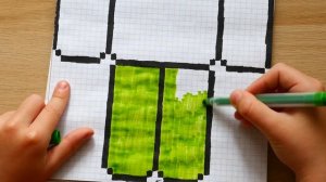 ЧЕЛОВЕК из ИГРЫ ROBLOX ! РИСУНКИ ПО КЛЕТОЧКАМ - PIXEL ART