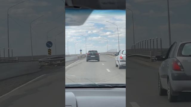 Казахстан. Выезд из Караганды в сторону трассы на Нур Султан / Астана. Kazakhstan. The roads. July