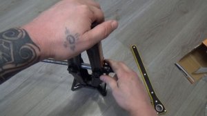 Домкрат ромбический с трещоткой