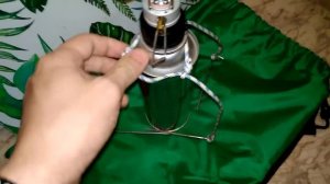 как надежно закрепить горелку с цанговым баллоном на грунте