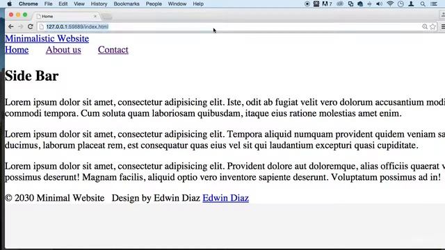 HTML and CSS for Beginners Course Part 33/49 Styling Container,Body And Header