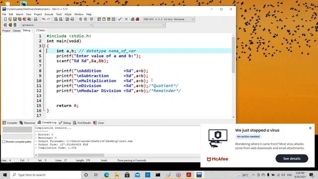 Data Structures with C|1.Introduction to Data Structure,Arithmetic Operator and Relational Operator