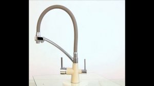 Обзор смесителя для кухни с гибким изливом и подводкой питьевой воды Wisent 4855-19-9 (серый)