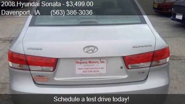 2008 Hyundai Sonata SE V6 4dr Sedan For Sale In Davenport, I
