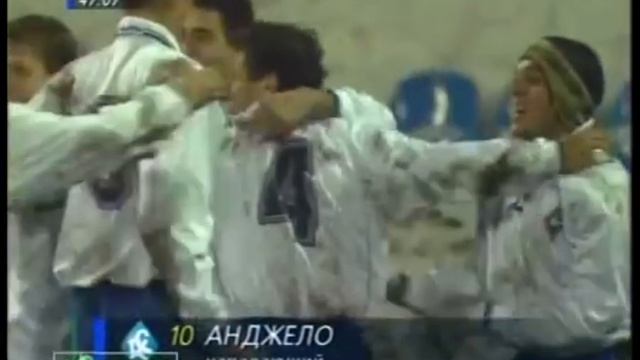 Первый гол Анжело за Крылья Советов (17.03.2001) смотреть онлайн