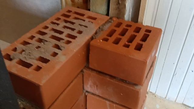 Портал печи в бане из кирпича. Часть 2