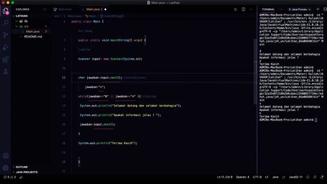 Belajar Java-Pertemuan 5 смотреть онлайн