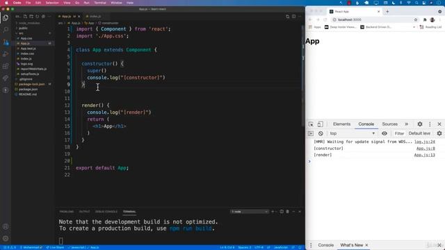 React Lifecycle Functions for Class Based Components - React JS for the Absolute Beginner