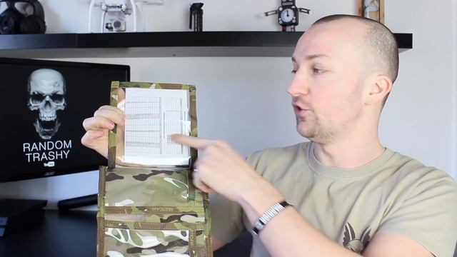 Warrior Assault Systems -  Tactical Wrist Case - MultiCam Overview " Map Case "