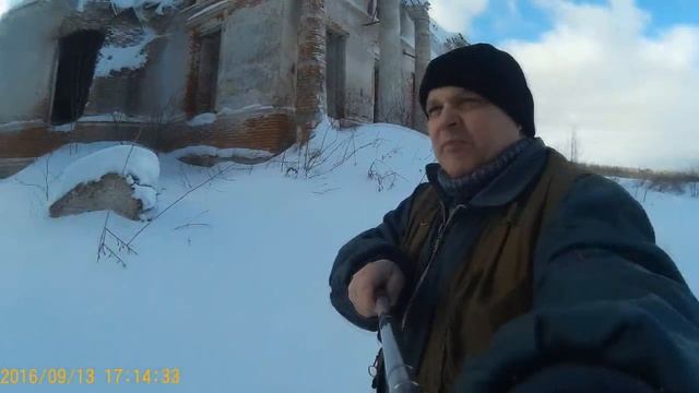 ХОДИМ ПО ЗИМНЕМУ ХРАМУ В СМОЛЕНСКОЙ ОБЛАСТИ! смотреть онлайн