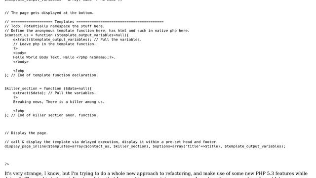 Code Review: Passing anonymous functions and getting variables from an outer scope смотреть онлайн