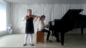 П.Шольц "Непрерывное движение".Скрипка-Игошева Полина,фортепиано-Ноянова София.