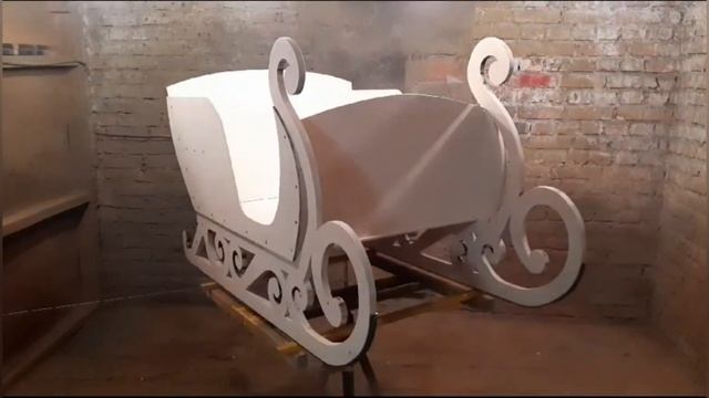 Сани новогодние декоративные для фотозоны смотреть онлайн