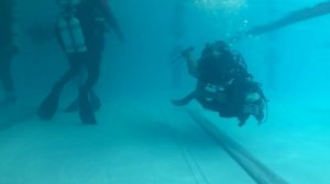 Детский дайвинг, первый раз под водой