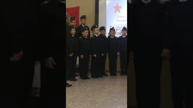 Первый кадетский класс. Школа 920.