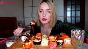 MUKBANG | Просто суши/роллы | Just sushi/rolls не ASMR