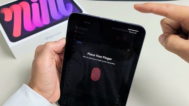 iPad Mini 6th Gen: How to Setup Fingerprint Password (Touch ID) смотреть онлайн