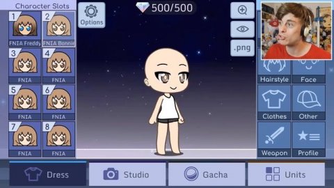 Creating FNaF FNIA GIRLS in GACHAVERSE | Gacha Verse Studio