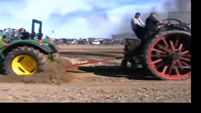 Паровой трактор 19 века против современного дизеля!