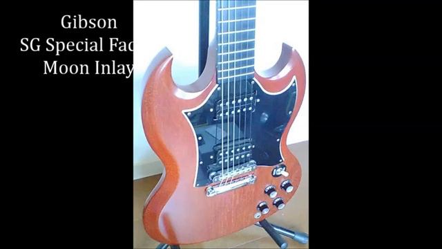 Gibson SG Special Faded Moon Inlay смотреть онлайн